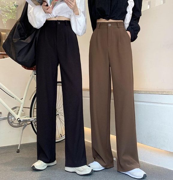 women's pants & capris cost-effective autumn korean straight-leg, Black;white
women's pants & capris cost-effective autumn korean straight-leg, Black;white