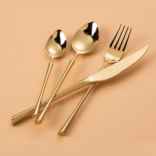 dinnerware sets gold art cute modern tableware luxury cutlery set knife and fork stainless steel geschirr dining table decor bk50dc
dinnerware sets gold art cute modern tableware luxury cutlery set knife and fork stainless steel geschirr dining table decor bk50dc