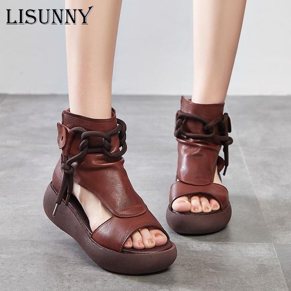 design fashion women sandals summer shoes 2021 open toe genuine leather back zipper wedges platform casual dress, Black
design fashion women sandals summer shoes 2021 open toe genuine leather back zipper wedges platform casual dress, Black