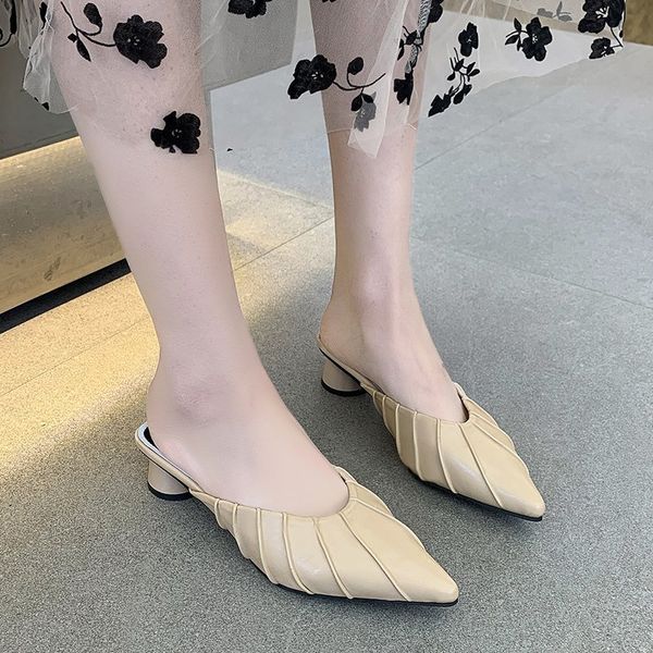 sandals 2021 fashion women slippers pointed toe slides heeled shallow sandalias summer beach shoes zapatillas casa mujer ubwb, Black
sandals 2021 fashion women slippers pointed toe slides heeled shallow sandalias summer beach shoes zapatillas casa mujer ubwb, Black