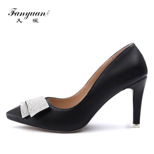 dress shoes fanyuan high heel women pump pointed toe spring gorgeous rhinestone shallow lady party wedding stiletto1, Black
dress shoes fanyuan high heel women pump pointed toe spring gorgeous rhinestone shallow lady party wedding stiletto1, Black