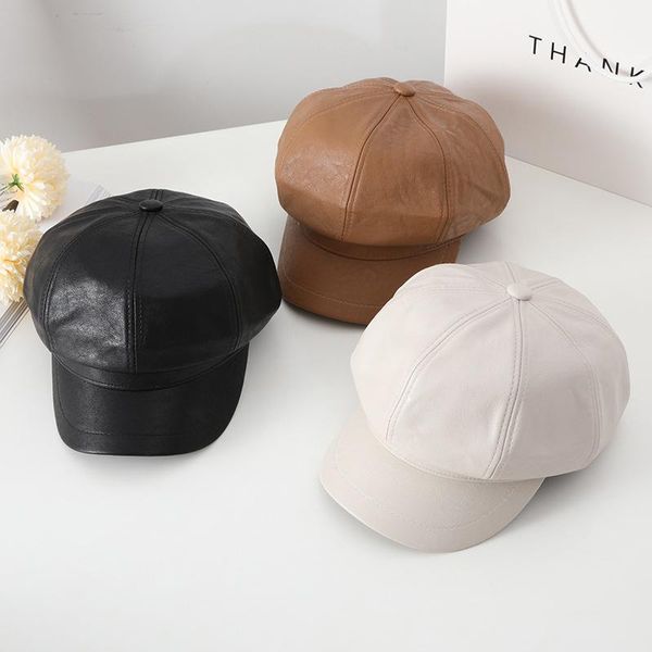 beanies fashion berets faux leather women vintage solid pu beret hats adjustable octagon hat for party outdoor
beanies fashion berets faux leather women vintage solid pu beret hats adjustable octagon hat for party outdoor