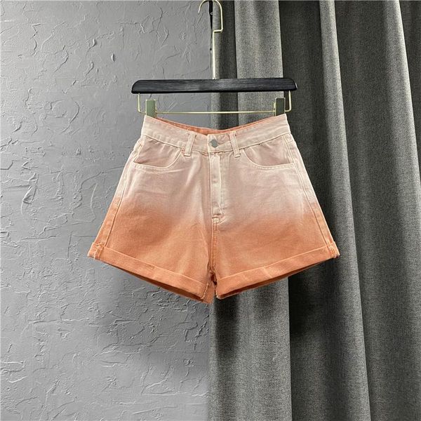 summer wide-leg pants female jeans shorts gradient color denim orange a- line jean women students women's, Blue
summer wide-leg pants female jeans shorts gradient color denim orange a- line jean women students women's, Blue