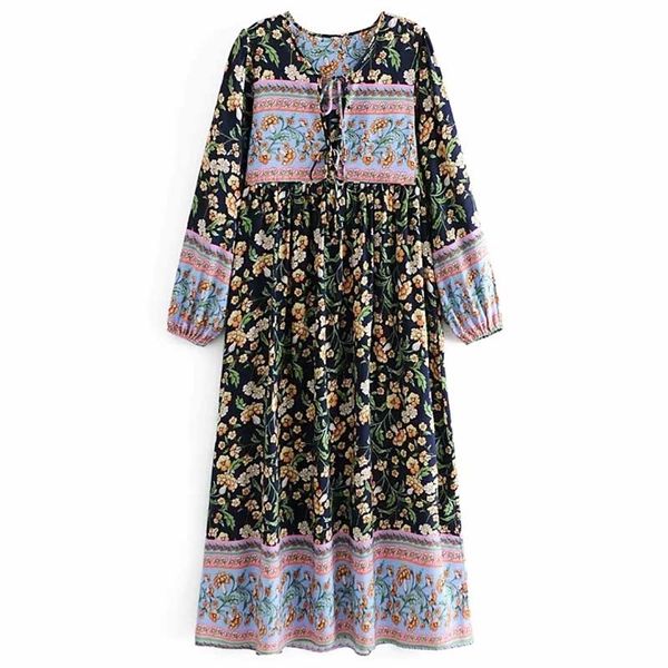 inspired women floral print long sleeve beach bohemian maxi dress ladies v neck tied summer dress loose fit dress 210412, Black;gray
inspired women floral print long sleeve beach bohemian maxi dress ladies v neck tied summer dress loose fit dress 210412, Black;gray
