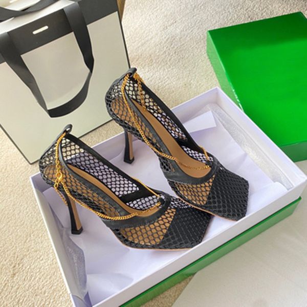designer high heels square toe dress sandals mesh and berry calfstretch pumps women chain sandal schuhe fashion stretch pumpsss summer cutou, Black
designer high heels square toe dress sandals mesh and berry calfstretch pumps women chain sandal schuhe fashion stretch pumpsss summer cutou, Black