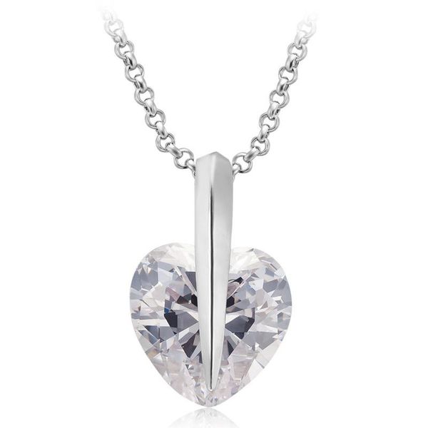 pendant necklaces silver color peach heart necklace ms. inlaid transparent zircon eternal fashion gift for friends
pendant necklaces silver color peach heart necklace ms. inlaid transparent zircon eternal fashion gift for friends