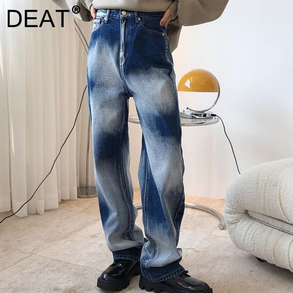 women's jeans deat autumn and spring fashion street high waist patchwork straight loose slim wide leg pants women 2021 sf485, Blue
women's jeans deat autumn and spring fashion street high waist patchwork straight loose slim wide leg pants women 2021 sf485, Blue