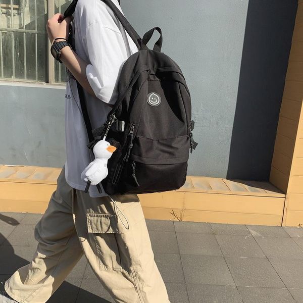 backpack multi-pocket fashion female bookbag cotton women for teenagers girl college men black white school bag student mochila
backpack multi-pocket fashion female bookbag cotton women for teenagers girl college men black white school bag student mochila