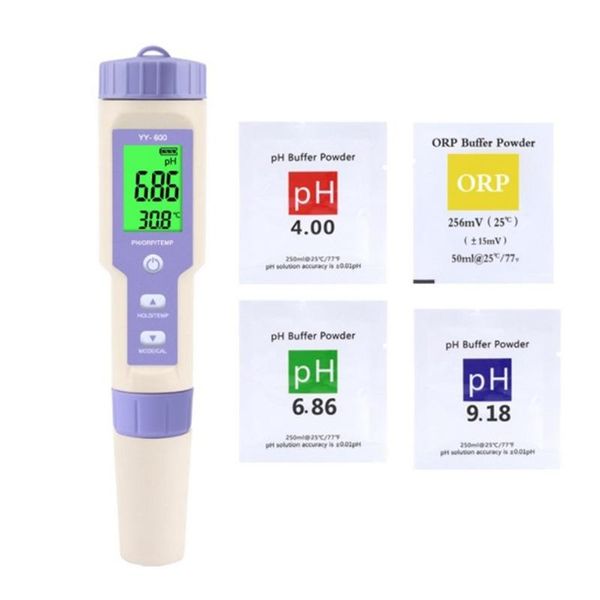 meters digital yy-600 ph/orp/temp 3 in 1 test pen with ph&orp calibration powder buffer ph water quality meter
meters digital yy-600 ph/orp/temp 3 in 1 test pen with ph&orp calibration powder buffer ph water quality meter