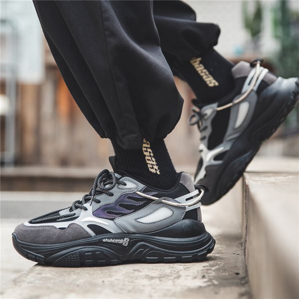 464748 size 2021 spring new shoe running shoes new thick bottom color matching casual daddy shoes casual fashion sports mens shoes, Black;white
464748 size 2021 spring new shoe running shoes new thick bottom color matching casual daddy shoes casual fashion sports mens shoes, Black;white
