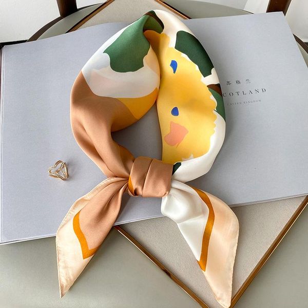 scarves 2021 luxury kerchief silk satin neck scarf for women print hijab female 70*70cm square shawls and wraps lady, Blue;gray
scarves 2021 luxury kerchief silk satin neck scarf for women print hijab female 70*70cm square shawls and wraps lady, Blue;gray