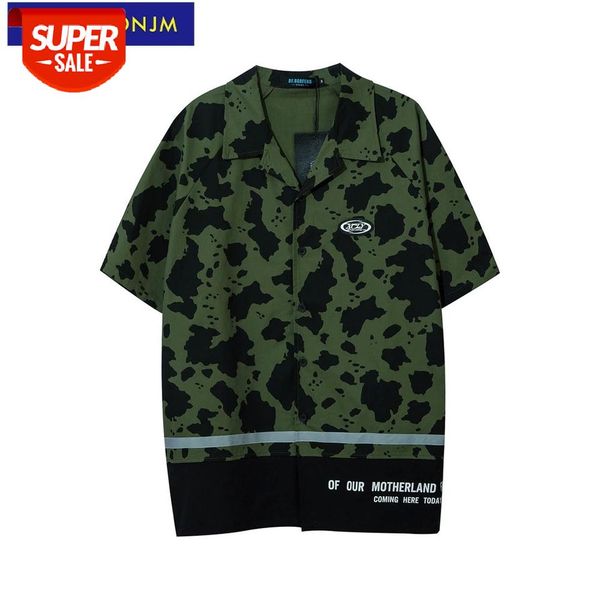 uncledonjm reflective stripe short sleeve shirt men's patchwork contrast shirts for men retro clothes harajuku ubo2172 #xd5o, White;black
uncledonjm reflective stripe short sleeve shirt men's patchwork contrast shirts for men retro clothes harajuku ubo2172 #xd5o, White;black