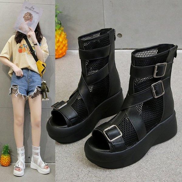 boots women 2021 female shoes zipper flat heel ladies summer rubber ankle lolita sandals high wedge basic peep toe flo, Black
boots women 2021 female shoes zipper flat heel ladies summer rubber ankle lolita sandals high wedge basic peep toe flo, Black