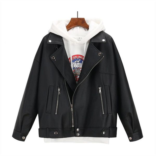 women's leather & faux 2021 listing women autumn winter warm jacket oversized boyfriend korean style female coat outwear black
women's leather & faux 2021 listing women autumn winter warm jacket oversized boyfriend korean style female coat outwear black