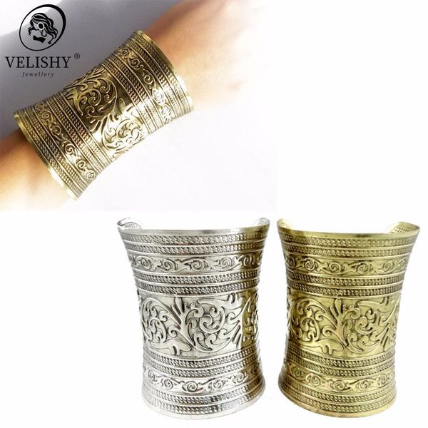 1pcs vintage c shape indian bangle cuff opened tibetan tribal retro silver bronze pulseira carving flower wide chain punk style, Black
1pcs vintage c shape indian bangle cuff opened tibetan tribal retro silver bronze pulseira carving flower wide chain punk style, Black
