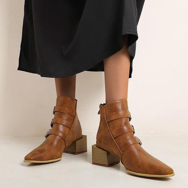 thin small square head belt buckle denim mid-heel short boots large size 44 45 46 47 48 root cowboy, Black
thin small square head belt buckle denim mid-heel short boots large size 44 45 46 47 48 root cowboy, Black