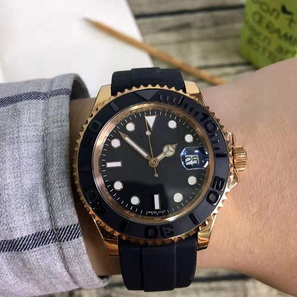 classic watch automatic movement watches perfect quality wristwatch rubber strap mineral sapphire mirror orologio di lusso, Slivery;brown
classic watch automatic movement watches perfect quality wristwatch rubber strap mineral sapphire mirror orologio di lusso, Slivery;brown