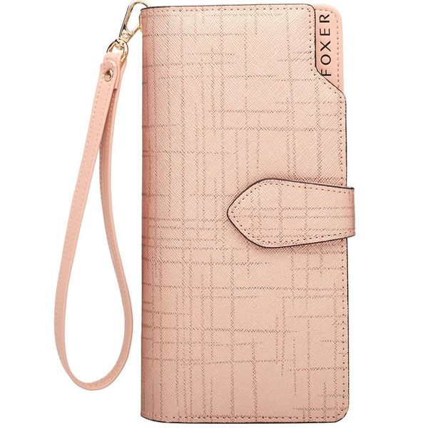 purse foxer wallet women's long leather multifunctional mobile phone zipper handle, White
purse foxer wallet women's long leather multifunctional mobile phone zipper handle, White