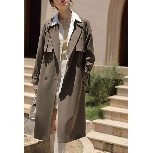 women's jackets dushu temperament windbreaker mid-length jacket woman clothes long coat coffee trench blue vintage coats u1rg, Black;brown
women's jackets dushu temperament windbreaker mid-length jacket woman clothes long coat coffee trench blue vintage coats u1rg, Black;brown