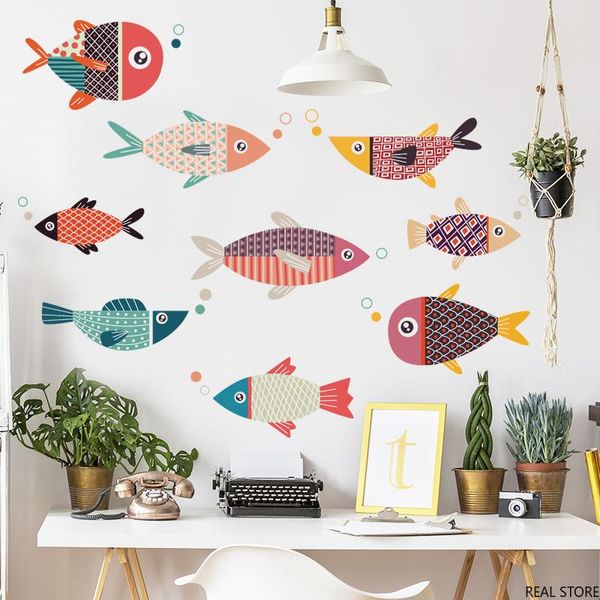 wall stickers cartoon color fish sticker room decoration bathroom kitchen for fridge cupboard glass decals
wall stickers cartoon color fish sticker room decoration bathroom kitchen for fridge cupboard glass decals