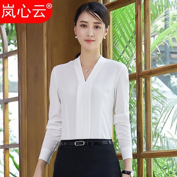 women's jackets long sleeve shirt slim professional dress fashion v-neck versatile beautician jewelry store, Black;brown
women's jackets long sleeve shirt slim professional dress fashion v-neck versatile beautician jewelry store, Black;brown