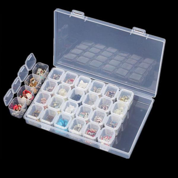jewelry pouches, bags transparent 28 compartments storage box plastic tins diamond painting tools containers small parts my19 21, Pink;blue
jewelry pouches, bags transparent 28 compartments storage box plastic tins diamond painting tools containers small parts my19 21, Pink;blue