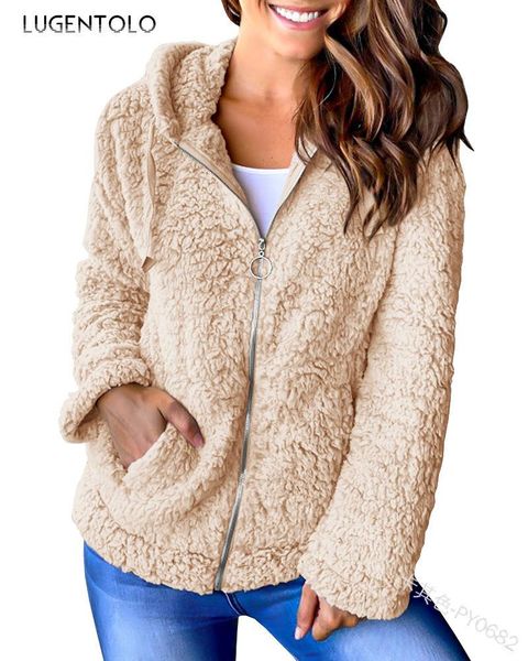 women's wool & blends women jacket hooded zipper solid autumn loose round neck female casual street simple pocket coats luegntolo, Black
women's wool & blends women jacket hooded zipper solid autumn loose round neck female casual street simple pocket coats luegntolo, Black
