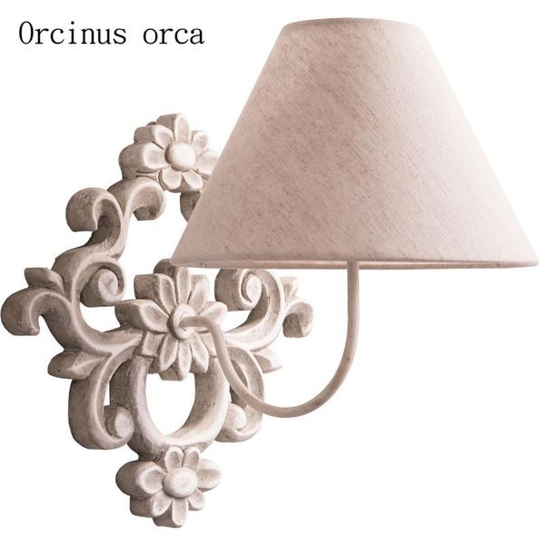wall lamp french antique solid wood living room bedroom bedside american style plain and elegant carved
wall lamp french antique solid wood living room bedroom bedside american style plain and elegant carved