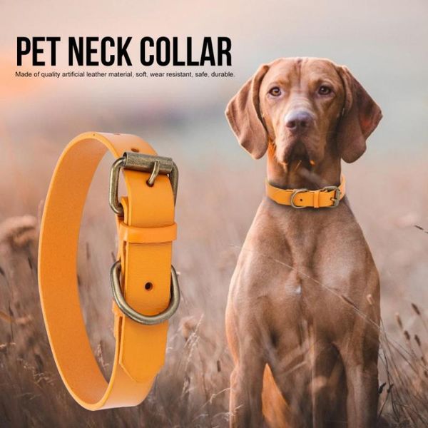 pet dog cat collar artificial leather adjustable neck with metal buckle for medium small size puppy dogs cats collars & leashes
pet dog cat collar artificial leather adjustable neck with metal buckle for medium small size puppy dogs cats collars & leashes