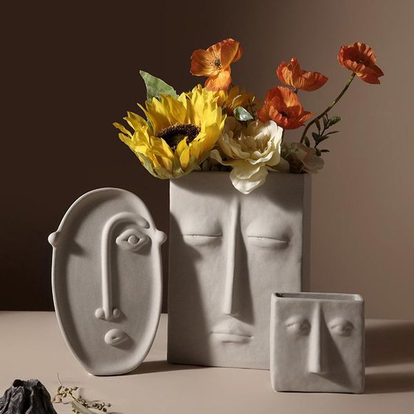 vases nordic contracted creative ceramic vase dried flowers art human face design home drawing room decoration luxury wwo66
vases nordic contracted creative ceramic vase dried flowers art human face design home drawing room decoration luxury wwo66