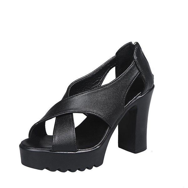 sandals spring and summer thick heel women hollow out high heels fish mouth shoes frv8, Black
sandals spring and summer thick heel women hollow out high heels fish mouth shoes frv8, Black
