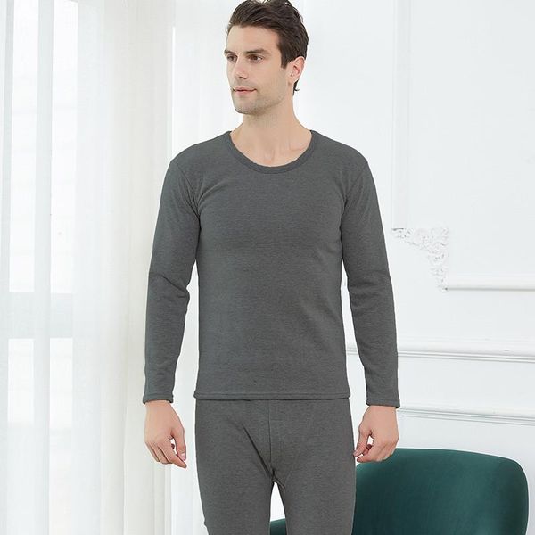 men's tracksuits keep warm men set two pieces homewear sleeping suit for autumn winter tracksuit, Gray 
men's tracksuits keep warm men set two pieces homewear sleeping suit for autumn winter tracksuit, Gray