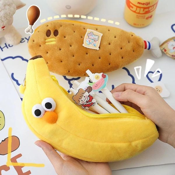 cosmetic bags & cases cute plush pencil case ins banana chicken leg makeup storage bag pouch for student kawaii pencilcase korea stationery
cosmetic bags & cases cute plush pencil case ins banana chicken leg makeup storage bag pouch for student kawaii pencilcase korea stationery