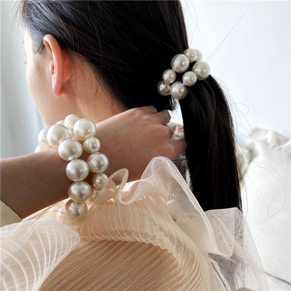 hair accessories woman ties imitate big pearl fashion korean style hairband scrunchies girls ponytail holders rubber band
hair accessories woman ties imitate big pearl fashion korean style hairband scrunchies girls ponytail holders rubber band