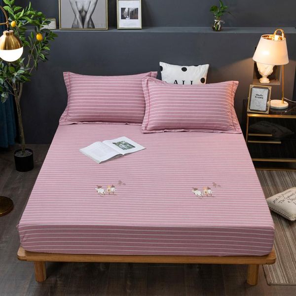 sheets & sets bedroom single double bed thick cotton fitted sheet mattress cover four corners with elastic full queen lining
sheets & sets bedroom single double bed thick cotton fitted sheet mattress cover four corners with elastic full queen lining