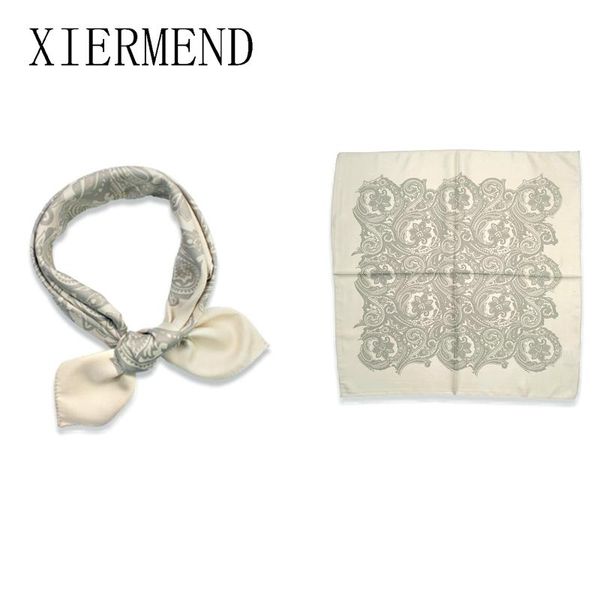 scarves 2021 xiermend 53*53 square scarf hair tie band party print women elegant small vintage skinny retro head neck silk, Blue;gray
scarves 2021 xiermend 53*53 square scarf hair tie band party print women elegant small vintage skinny retro head neck silk, Blue;gray