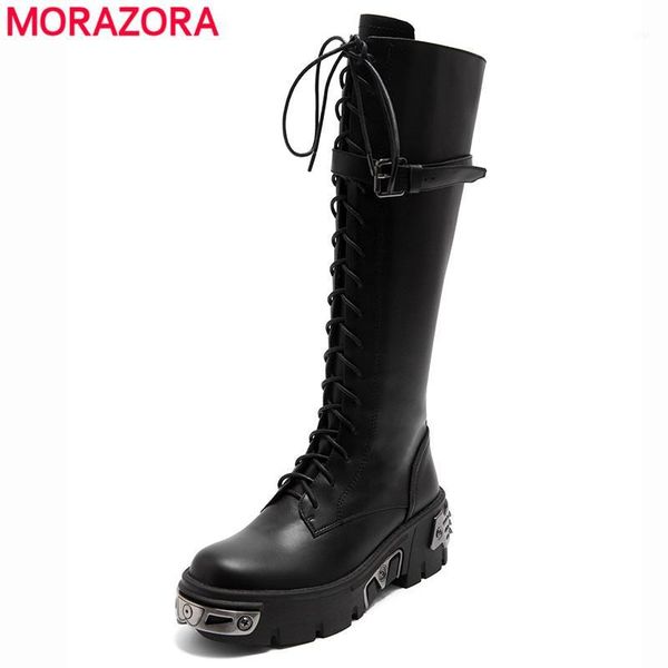boots morazora plus size 34-42 women buckle punk autumn winter knee high platform motorcycle combat1, Black
boots morazora plus size 34-42 women buckle punk autumn winter knee high platform motorcycle combat1, Black