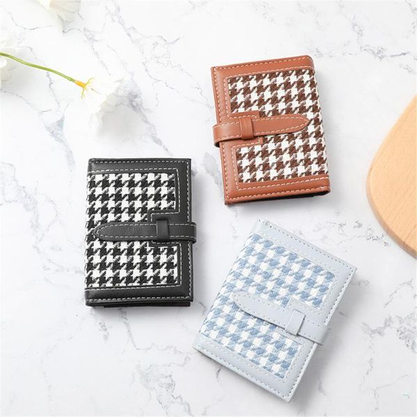 card holders women holder pu leather vintage fashion female plaid wallet small mini hasp coin purse case short change wallets, Brown;gray
card holders women holder pu leather vintage fashion female plaid wallet small mini hasp coin purse case short change wallets, Brown;gray