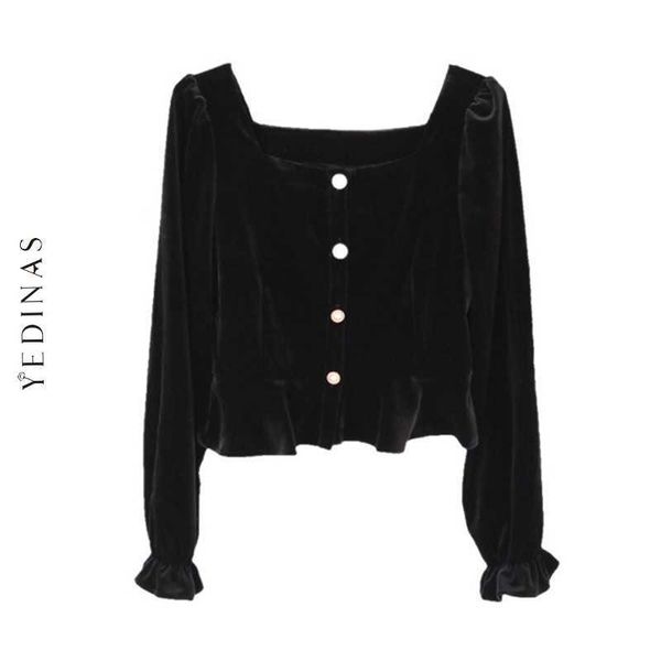 yedinas vintage long sleeve blouse women velvet square collar womens and blouses sfrench style feminino autumn 210527, White
yedinas vintage long sleeve blouse women velvet square collar womens and blouses sfrench style feminino autumn 210527, White