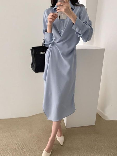 casual dresses spring autumn women fashion button up turn down collar asymmetry shirt knee length full sleeve 9yc8, Black;gray
casual dresses spring autumn women fashion button up turn down collar asymmetry shirt knee length full sleeve 9yc8, Black;gray