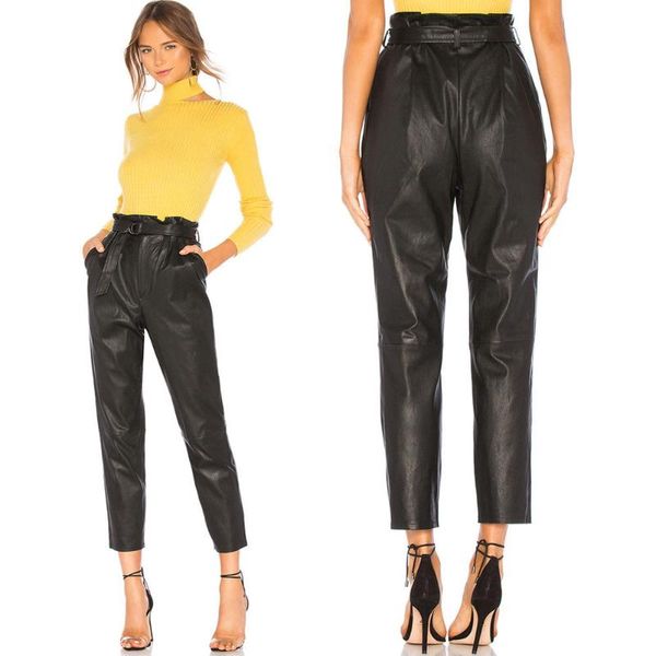 women's pants & capris women lady pu leather high waist jegging stretch pant with pockets + belt trouser, Black;white
women's pants & capris women lady pu leather high waist jegging stretch pant with pockets + belt trouser, Black;white