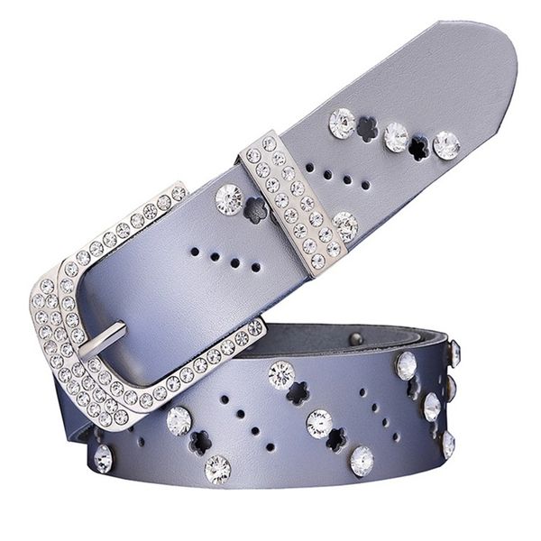 designer belts 2023 new style hollow out flower with rhinestone cow leather women's buckle and diamond belt factory outlet, Silver
designer belts 2023 new style hollow out flower with rhinestone cow leather women's buckle and diamond belt factory outlet, Silver