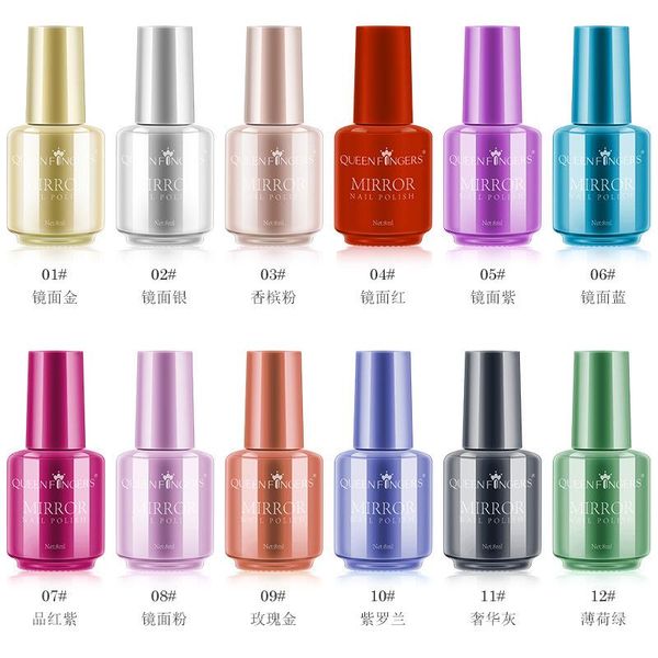 nail polish 8ml 12 colors manicure mirror silver metallic gel natural dry semi permanent hybrid art design
nail polish 8ml 12 colors manicure mirror silver metallic gel natural dry semi permanent hybrid art design