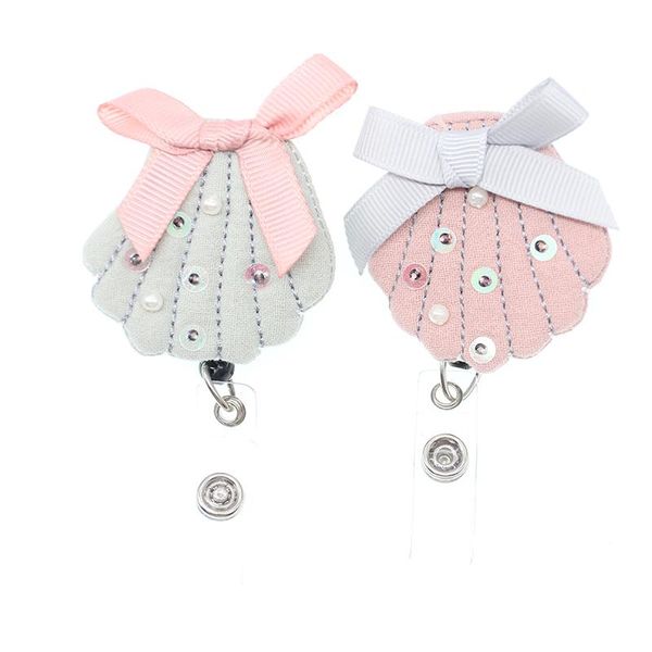 pins, brooches 20pcs/lot cute handmade cotton felt shell with bow retractable id badge holder/reel for, Gray
pins, brooches 20pcs/lot cute handmade cotton felt shell with bow retractable id badge holder/reel for, Gray