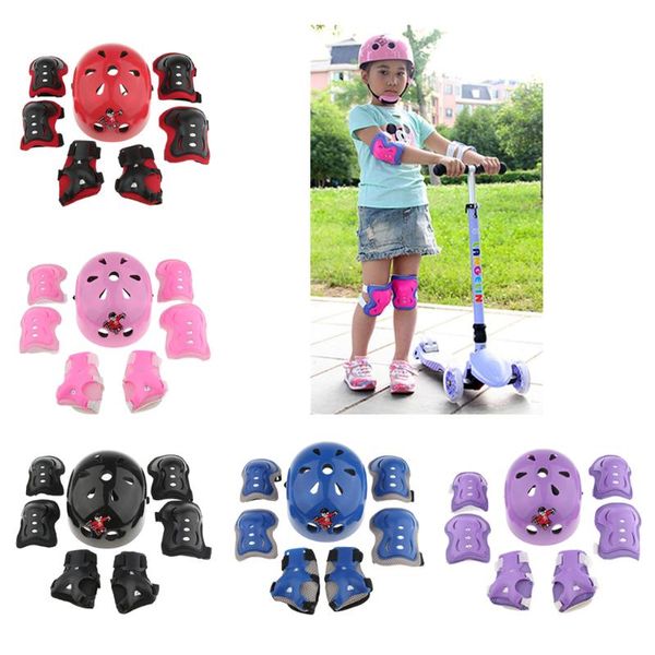 pcs kid child roller skating bicycle helmet knee wrist guard elbow pad protective set & pads, Black;gray
pcs kid child roller skating bicycle helmet knee wrist guard elbow pad protective set & pads, Black;gray