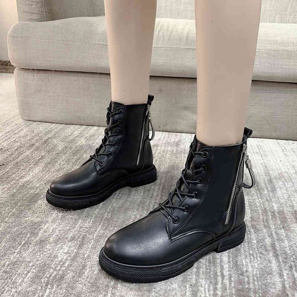 boots women's short-barrel boots with artificial leather, black casual shoes shoelaces and zipper, fashion for autumn winter, kncz
boots women's short-barrel boots with artificial leather, black casual shoes shoelaces and zipper, fashion for autumn winter, kncz