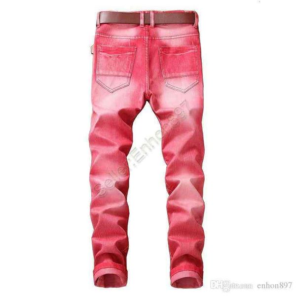 men's jeans fashion style color ny fit spliced ripped street destroyed biker men mt011, Blue
men's jeans fashion style color ny fit spliced ripped street destroyed biker men mt011, Blue