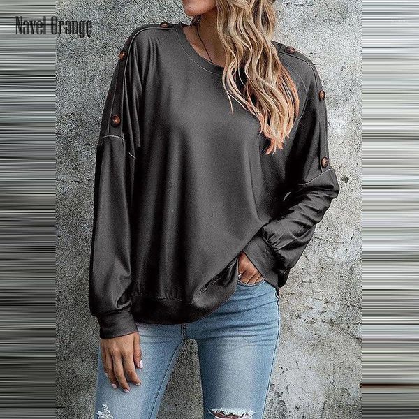 women's blouses & shirts women solid long sleeve loose pullover spring autumn o-neck button ladies blouse plus size 3xl streetwear swea, White
women's blouses & shirts women solid long sleeve loose pullover spring autumn o-neck button ladies blouse plus size 3xl streetwear swea, White