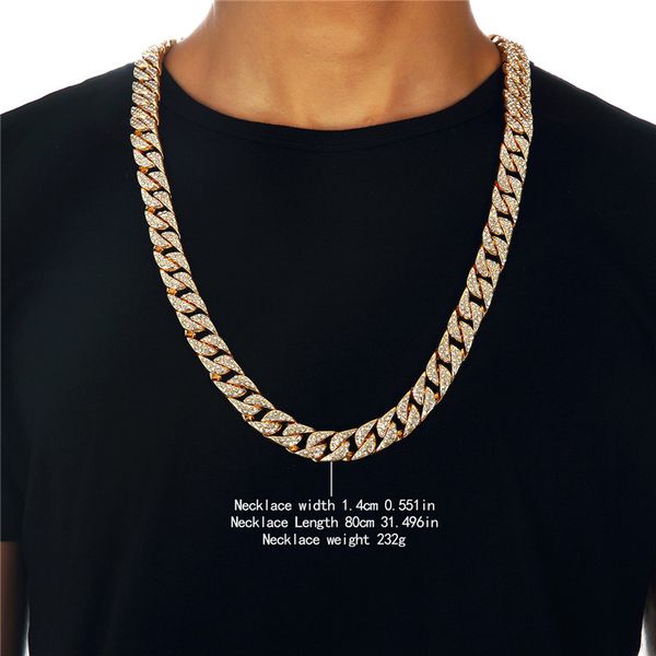 golden full rhinestone electroplated miami cuban necklaces hip hop rock jewelry gifts women men bling iced out crystal chains, Silver
golden full rhinestone electroplated miami cuban necklaces hip hop rock jewelry gifts women men bling iced out crystal chains, Silver
