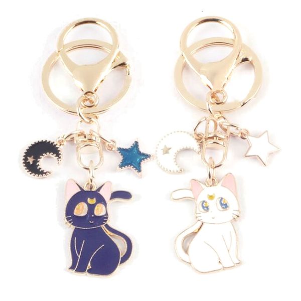 star moon luna cat keychain childhood anime jewelry keyrings cartoon pendant key buckle car bags keyholder llavero trinket, Silver
star moon luna cat keychain childhood anime jewelry keyrings cartoon pendant key buckle car bags keyholder llavero trinket, Silver